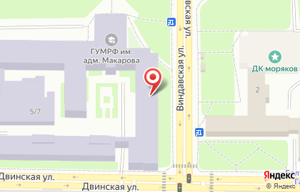 ГУМРФ им.адмирала С.О Макарова на карте