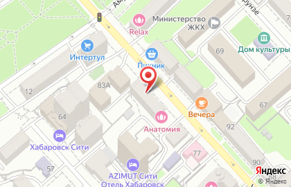 Солид Банк в Хабаровске на карте