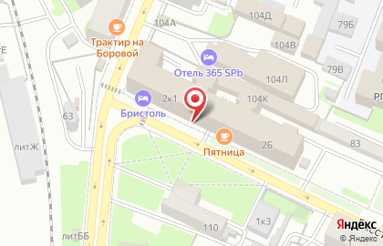 Две Столицы на Расстанной улице на карте