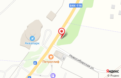 Киоск фастфудной продукции на Сосновой улице на карте