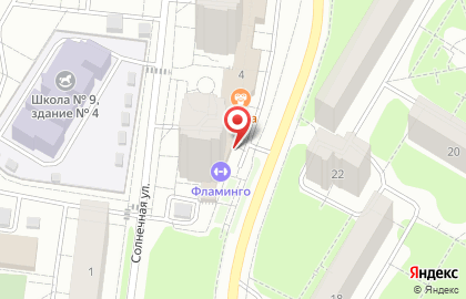 Студия фитнеса, растяжки и танцев Фламинго на карте