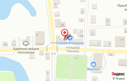 Магазин строительно-отделочных материалов на Московской улице на карте