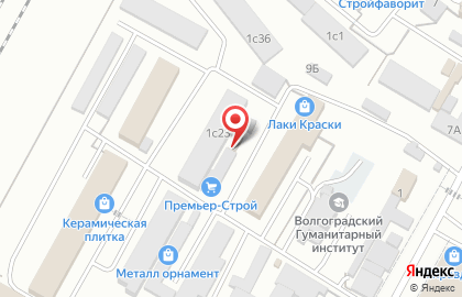 Магазин строительных и отделочных материалов Волгастрой в Советском районе на карте