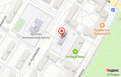 Детский сад №103 в Краснооктябрьском районе на карте