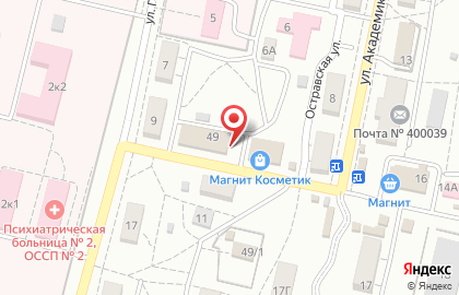 Магазин стройматериалов и сантехники в Тракторозаводском районе на карте