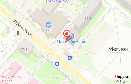 Ресторан доставки японской кухни Суши Мастер на Заречной улице на карте