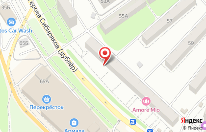 Магазин Lavori Lab на улице Героев Сибиряков на карте