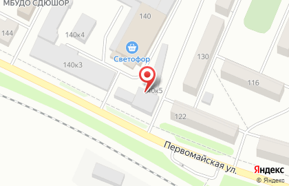 СибРегион на Первомайской улице на карте