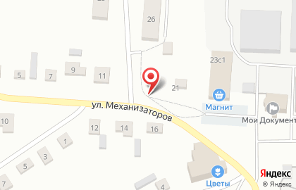Пион на улице Механизаторов на карте
