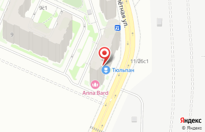 Барбершоп BORODACH на улице Дружбы в Люберцах на карте