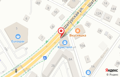 Оператор связи Мегафон на Шатурской улице на карте