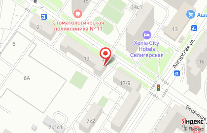 Магазин хозяйственных товаров Пакс в Западном Дегунино на карте