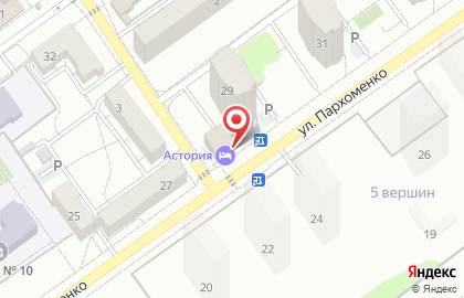 Гостиница Astoria в Центральном районе на карте