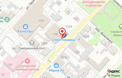 Магазин Спорттоварищ в Барнауле на карте