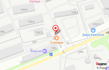 Столовая в Петропавловске-Камчатском на карте
