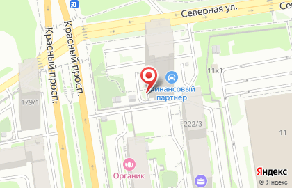 Салон массажного оборудования Casada в Заельцовском районе на карте