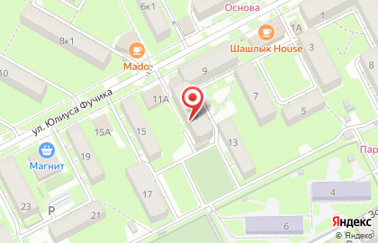 Пятигорск, ул. Юлиуса Фучика, 11 на карте