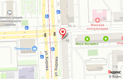 Микрокредитная компания FastMoney в Калининском районе на карте