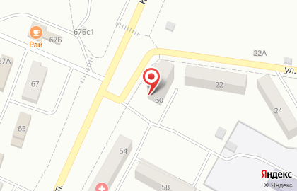 Пункт выдачи автозапчастей Подзамену на Комсомольской улице на карте