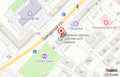 Территориальная избирательная комиссия Трусовского района г. Астрахани на карте