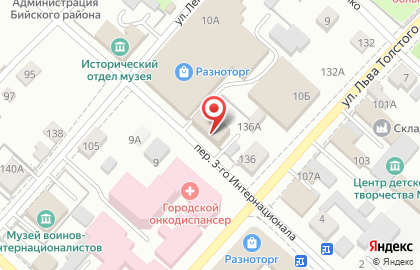 Меридиан-брокер в Барнауле на карте