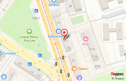 Семпер на карте