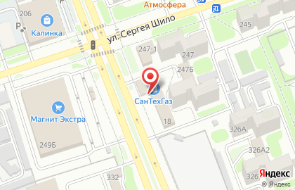 Магазин СанТехГаз в Таганроге на карте