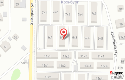 Кронбург, жилой квартал, ЗАО Масштаб на Бунинской Аллее на карте
