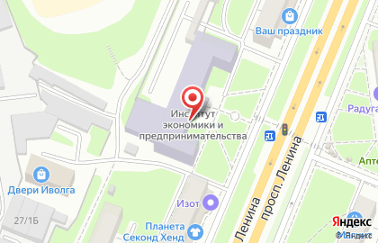 Банкомат, АКБ САРОВБИЗНЕСБАНК, ОАО, Нижняя часть города на проспекте Ленина на карте