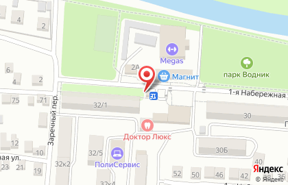 Мастерская на 1-ой Набережной улице на карте