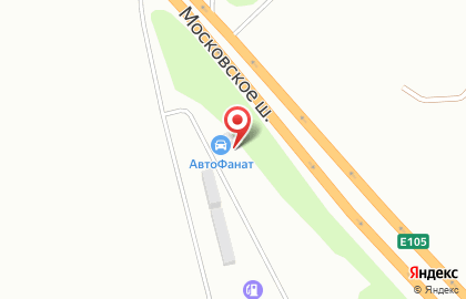 Автостоянка на Московском шоссе, 8в на карте
