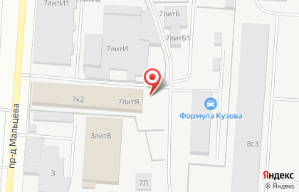 Оптово-розничная компания Двери Verda в проезде Мальцева на карте