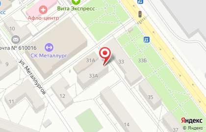 Участковый пункт полиции №2 по Октябрьскому району УМВД России по г. Кирову на карте
