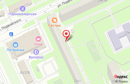 Магазин текстиля на Товарищеском проспекте, 22 к1 на карте