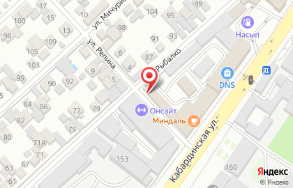 Автоцентр Сигма на Кабардинской улице на карте