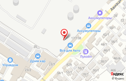 КАМАЗ, магазин автозапчастей на Авиационной улице на карте