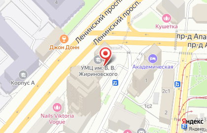 Орхидея в Ленинском на карте