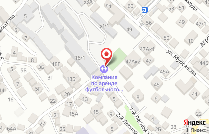 Компания по аренде футбольного поля Аишат на карте