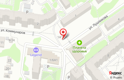 Киоск по продаже питьевой воды Ключ к здоровью на улице Лушникова на карте