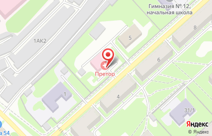 Медицинский центр Претор на улице Александра Невского на карте