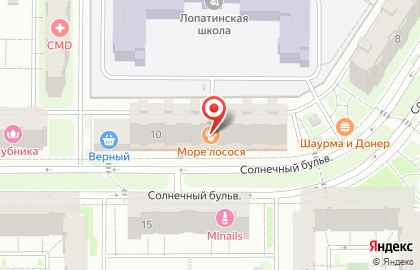 Студия растяжки Stretch and Go на Солнечном бульваре на карте