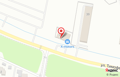 Мотовелоцентр X-motors на улице Тимофея Чаркова на карте