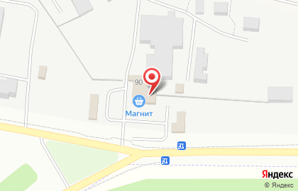 Супермаркет Магнит на улице Ленина на карте