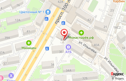 Ресторан быстрого обслуживания Royal Burger на проспекте 100-летия Владивостока, 38б на карте