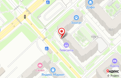 Мультисервисный оператор Telecoma на карте