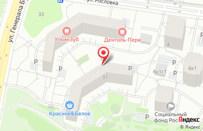 ОДС на улице Генерала Белобородова на карте