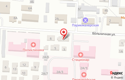 Салон связи Билайн на Больничной улице на карте