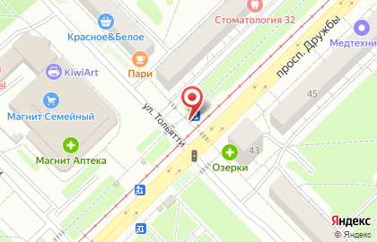 Магазин овощей и фруктов в Центральном районе на карте