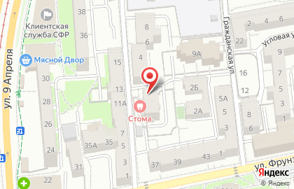 Танцевальная студия Soda на карте