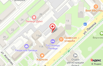 Дон на улице Ленина на карте